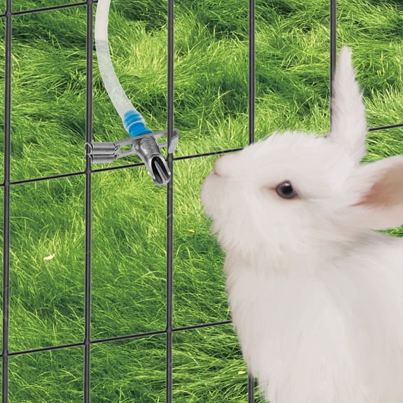 Ikoopy 24 Set of Auto Rabbit Watering System Waterer Kit Dual Spring Design​Enhance Stability and Durability for Rabbit Farming