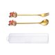 thumbnail image 5 of Juego de cucharas navideñas BLESIY Acero inoxidable Cucharas de postre, 5 of 8