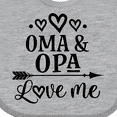 thumbnail image 4 of Inktastic My Oma Opa Love Me Grandkids Boys or Girls Baby Bib, 4 of 4