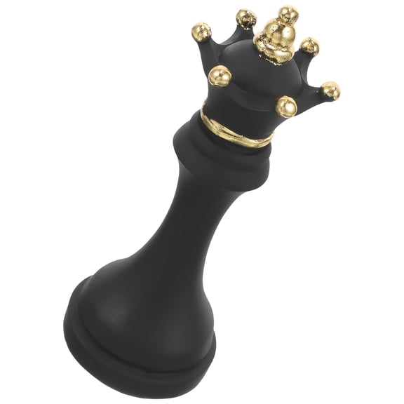 LABSERRON Office Chess Sculpture Vintage Style Black 1Pack