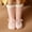 Pink, variant on Women Cute 3D Sheep Fleece Crew Carpet Socks Winter Thick Bedroom Sleep Socks Cozy Plush Warm Socks Coffee One Size
