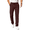 Wine Red, variant on Mens Casual Pants Elastic Waist Chino Pants Lightweight Drawstring Pants with Pockets