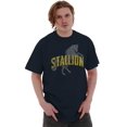 thumbnail image 5 of Horse Stallion Distressed Vintage Men's Graphic T Shirt Tees Brisco Brands X, 5 of 5