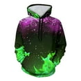 thumbnail image 2 of Hoodies for Men Women 3D Graphic Flame Printing Fleece Sweatshirts Pullover Novelty Cool Funny Hooded Sweatshirt Fall Winter Clothing with Pockets, 2 of 9