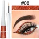 thumbnail image 1 of Delineador de ojos líquido brillante, pigmento plateado, verde, dorado, brillo, profesional, resistente al agua, Cosméticos de belleza, maquillaje para mujer, 1 ud., 1 of 5