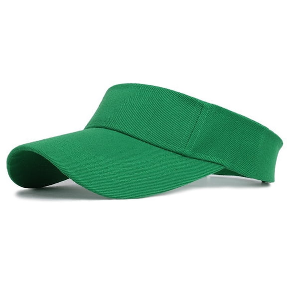 Sun Visor Hat Empty Top Outdoor Sports UPF Blocking No Top Tennis Cap Adjustable Breathable Lightweight White(Saffron)
