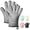 Grey1, variant on MAD SHARK Silicone Oven Mitts Heat Resistant 450 Degrees with Waterproof & Non-Slip Oven Gloves with Fingers, Silicone Oven Gloves Kitchen Mittens for Baking Cooking Barbecue (Orange)