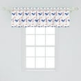 thumbnail image 2 of Ambesonne Nautical Blue Window Valance, Whale and Lighthouse, 42" x 18", Violet Blue Ceil Blue, 2 of 3