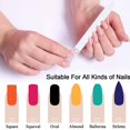 thumbnail image 3 of 5 Set Christmas Glass Nail Files Colorful Printed Nail Buffers Nail Groomer Manicure Tools for Men Women(Random Style), 3 of 8