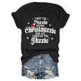 thumbnail image 1 of LUOGENLI T-shirts pour Femmes T-shirts Décontractés Col Rond Imprimé Lettre Manches Courtes T-shirts Graphiques pour Femmes T-shirts Graphiques pour la Saint-Valentin Vêtements d'Été Noir TG, 1 of 1