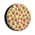 thumbnail image 1 of Fotbe Apple Funda de Llanta de Repuesto con Estampado, Engrosada, Ajuste Universal para Jeep, Remolque, RV, SUV, Camión-16 inch, 1 of 6