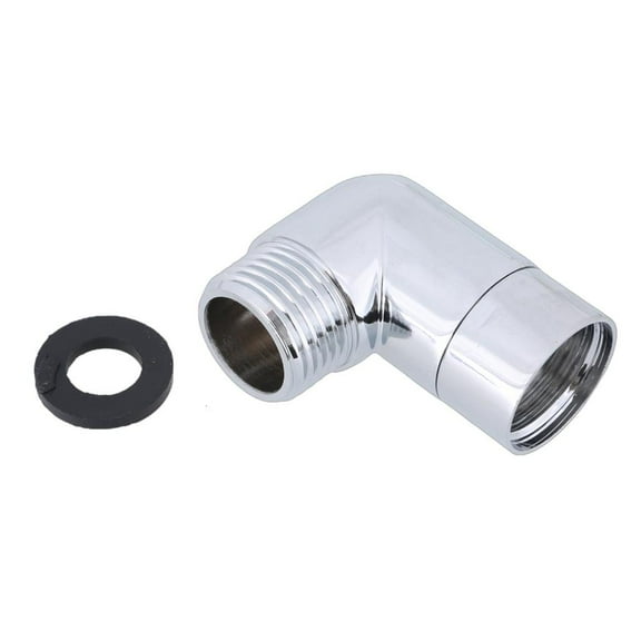 WE-POLUJ 90 Degree Shower Head Elbow Adapter Shower Arm Elbow Adapter 1/2" Shower Arm Extension for Connecting Shower Head