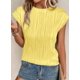 thumbnail image 3 of Remera PRETTYGARDEN 2025 Casual Manga Corta Amarilla XXL, 3 of 8