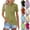 Army Green, variant on HAJWOH Womens Polo Shirt Back To School Short Sleeve Collared Top Button Down Breathable Work Golf Tennis Basic Dressy Blouses