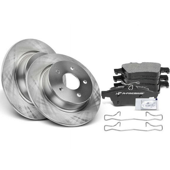 Rear Brake Pad and Rotor Kit 6 - Compatible with 2013 - 2016 Ford Escape 2014 2015