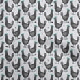 thumbnail image 1 of oneOone Silk Tabby Light Gray Fabric Rooster Cock Craft Projects Decor Fabric Printed By The Yard 42 Inch Wide-UG, 1 of 4
