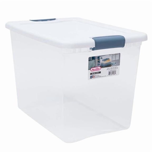 DDI 2382013 Sterilite Storage Boxes - 25 qt. - Case of 6