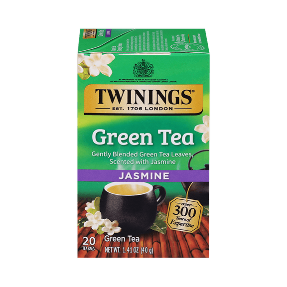Pack of 6, Twining Jasmine Green Tea, 1.41 oz