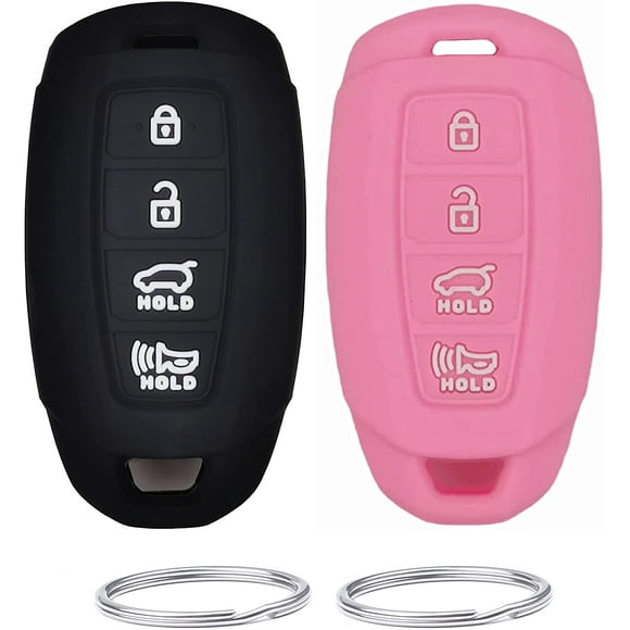 REPROTECTING Silicone Rubber Key Fob Cover Compatible with 2017-2021 Hyundai Accent Azera Elantra GT Kona Veloster