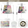 thumbnail image 3 of YAZAOO Table Lamp Creative Colorful Botanical Explosion Pattern Simple Pattern Night Light, 3 of 8