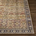 thumbnail image 4 of Livabliss Leicester Vintage Washable Area Rug, Brown, 8'10" x 11'10", 4 of 9