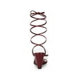 thumbnail image 2 of BLISSFUL STEP Women's Lace Up Clear Strap Flip Flops Wedge Sandals Burgundy 7, 2 of 8