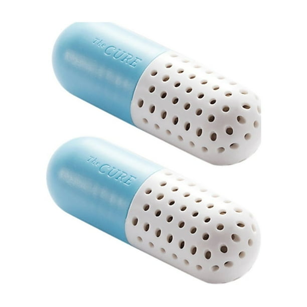 Cápsula Desodorante para Zapatos - Pack de 2, Material Abs, Absorbente de Humedad para Zapatos/Armario