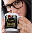 thumbnail image 2 of 3drose, Colorful Red and Pink Flowers Image of Gold Happy Quinceanera, 11oz Magic Transforming Mug, 2 of 7