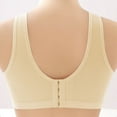 thumbnail image 5 of Sheghy Women Bras Push Up Women's Embroidered Back Closure Thin Breathable Wire-Free Bra,Beige 36/80BC, 5 of 6