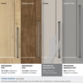 thumbnail image 6 of Amerock Blackrock 12 inch (305mm) Center-to-Center Gunmetal Appliance Pull, 6 of 10