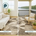 thumbnail image 4 of Addison Rugs Chantille Indoor/Outdoor Transitional Abstract Beige Machine Washable Rectangle Rug, 10' x 14', 4 of 8