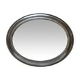 thumbnail image 2 of Infinity Instruments Miroir Mural Ovale Sonore avec Fixations à Trou de Serrure, Argent, 2 of 6
