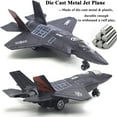 thumbnail image 6 of F35 Jet Aircraft Alloy Model Simulation 1:72 Fighter Attack Military Model Airplane Model Toys with Display Stand, 6 of 18