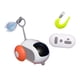 thumbnail image 2 of Juguete automático para gatos, rompecabezas para gatos, Robot, ejercicio de entrenamiento, gatito electrónico recargable, juguete con plumas para gato para uso en interiores y exteriores naranja, 2 of 10