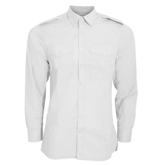 Kustom Kit Mens Long Sleeve Pilot Shirt
