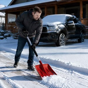 LiUMX Snow Removal Detachable Multifunctional Snow Brush and Shovel