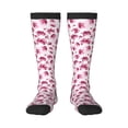 thumbnail image 2 of Picia Women Crew Soft Moisture-wicking Socks Lilies Flowers Pattern Design Cotton Socks, One Size fit All, 2 of 9