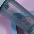 thumbnail image 5 of Sports Water Bottle Plastic Transparent Portable Frosted Shaker Cup with Blender 600ml Blue 600ml, 5 of 5