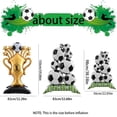 thumbnail image 2 of Yimen Bloon Set de 3 globos gigantes de trofeo de fútbol, 2 of 7