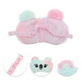 thumbnail image 2 of Unique Bargains 1 Pc Portable Cartoon Koala Eye Mask for Travel Colorful Fleece, 2 of 3