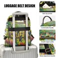 thumbnail image 4 of JIALIOU Mini Backpack Purse for Women Quilted Casual Daypack Small Travel Shoulder Bag, Birds Play in Forest, 4 of 7