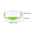 thumbnail image 3 of Clearance Items！FAJHHA Food Grade Sandwich Imported Fresh Box Bread Sushi Rice Ball Breakfast Lunch Box Sealed Box Microwaveable, 3 of 6