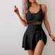 thumbnail image 4 of Bikini Trajes de Baño de Mujer 2025 Primavera de la Moda Sexy Color Sólido Bikini Traje de Baño Conjunto, Traje de Baño con Falda, 4 of 9