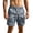 Blue, variant on WIZUTIZ Men's Casual Shorts Solid Color Drawstring Button Elastic Waist Pocket Sports Bottoms Polyester Stretch Breathable for Running Hiking Daily Summer Wear Mens Fashion