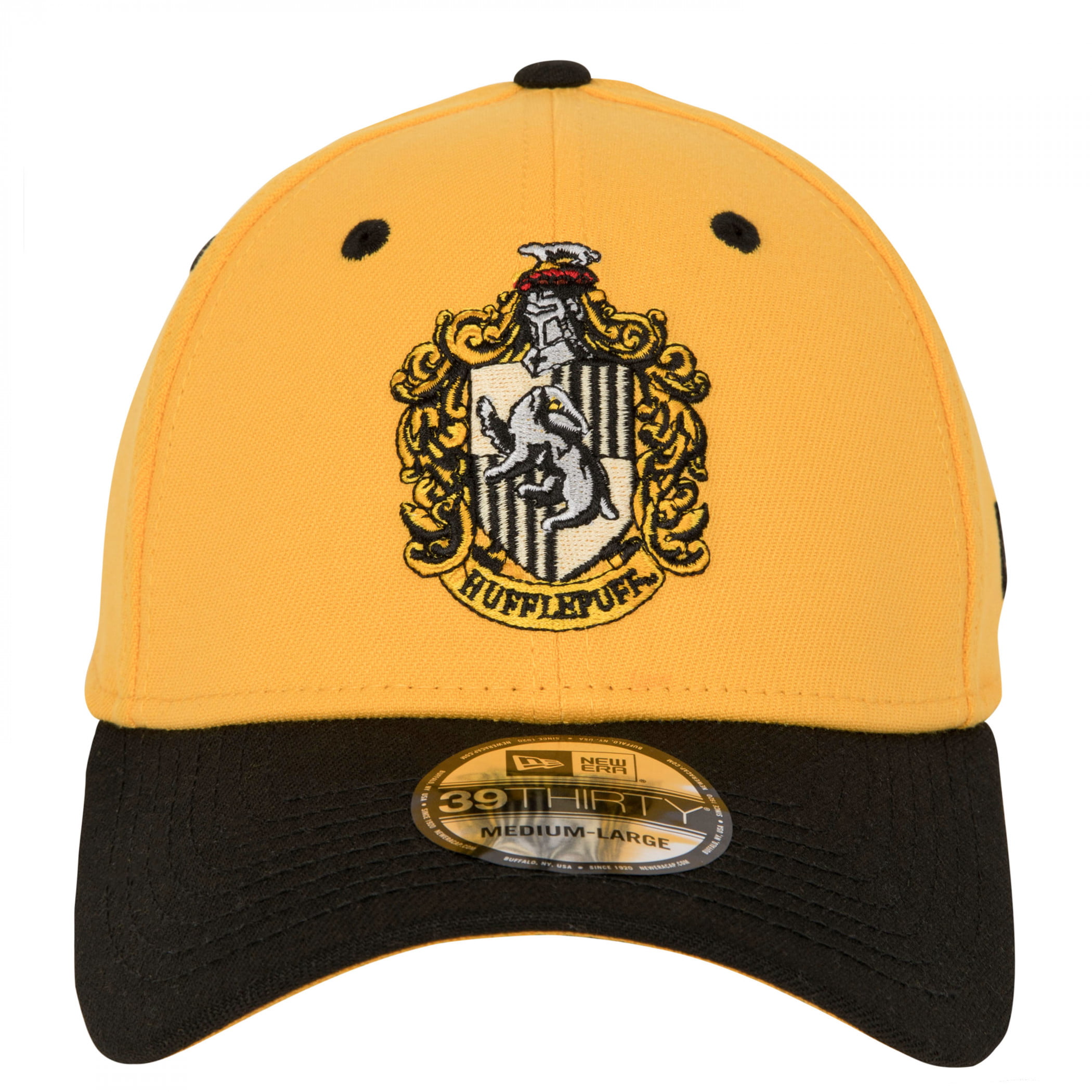 39Thirty Potter Harry Crest New Era Hufflepuff Hat-Small/Medium Fitted