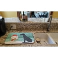 thumbnail image 2 of Black Great Dane and Snowman Christmas Dish Drying Mat, 2 of 2
