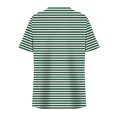 thumbnail image 3 of Tops de Manga Corta de Tamaño Más de las Mujeres, Blusas de Cuello en V Impresas de Verano de Moda para Uso Casual, Diario Y de Fiesta, 3 of 7