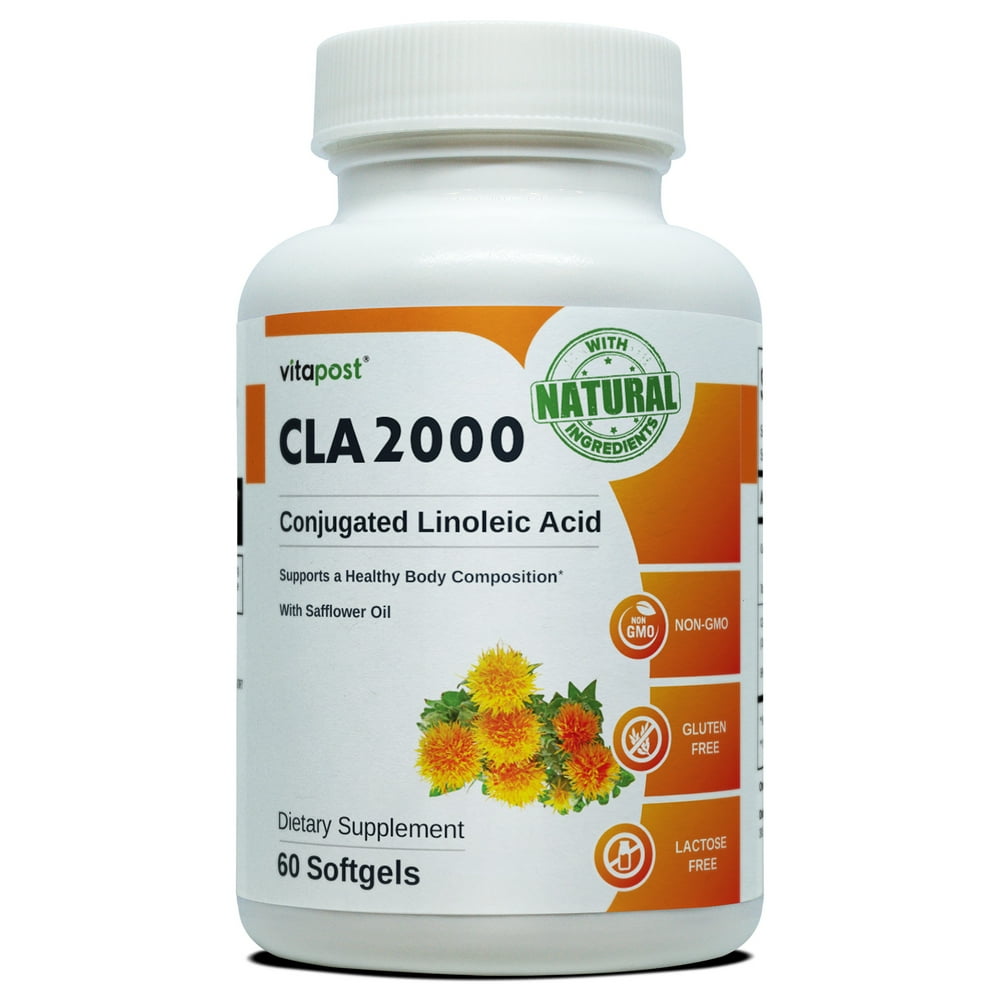 VitaPost CLA2000 Conjugated Linoleic Acid. Supplement, 60 Softgels