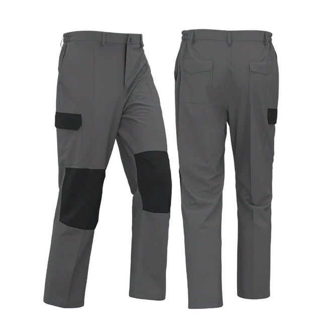 Mens Work Pants, Cargo Pants with Multiple Pockets, Durable Polyester Fabric for Outdoor and Casual Wear