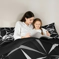 thumbnail image 4 of jejeloiu Boy Extreme Sport Bedding Comforter Set 7-Piece,3D Aesthetic Art King Bedding Sets,Green Black Bed Sheets For Children,Super Cozy Room Decor Reversible, 4 of 8